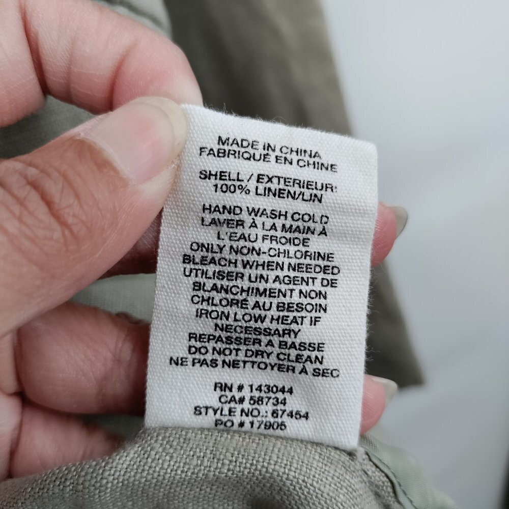Avec Les Filles Taupe Linen-Blend Long Blazer - Picture 6 of 13